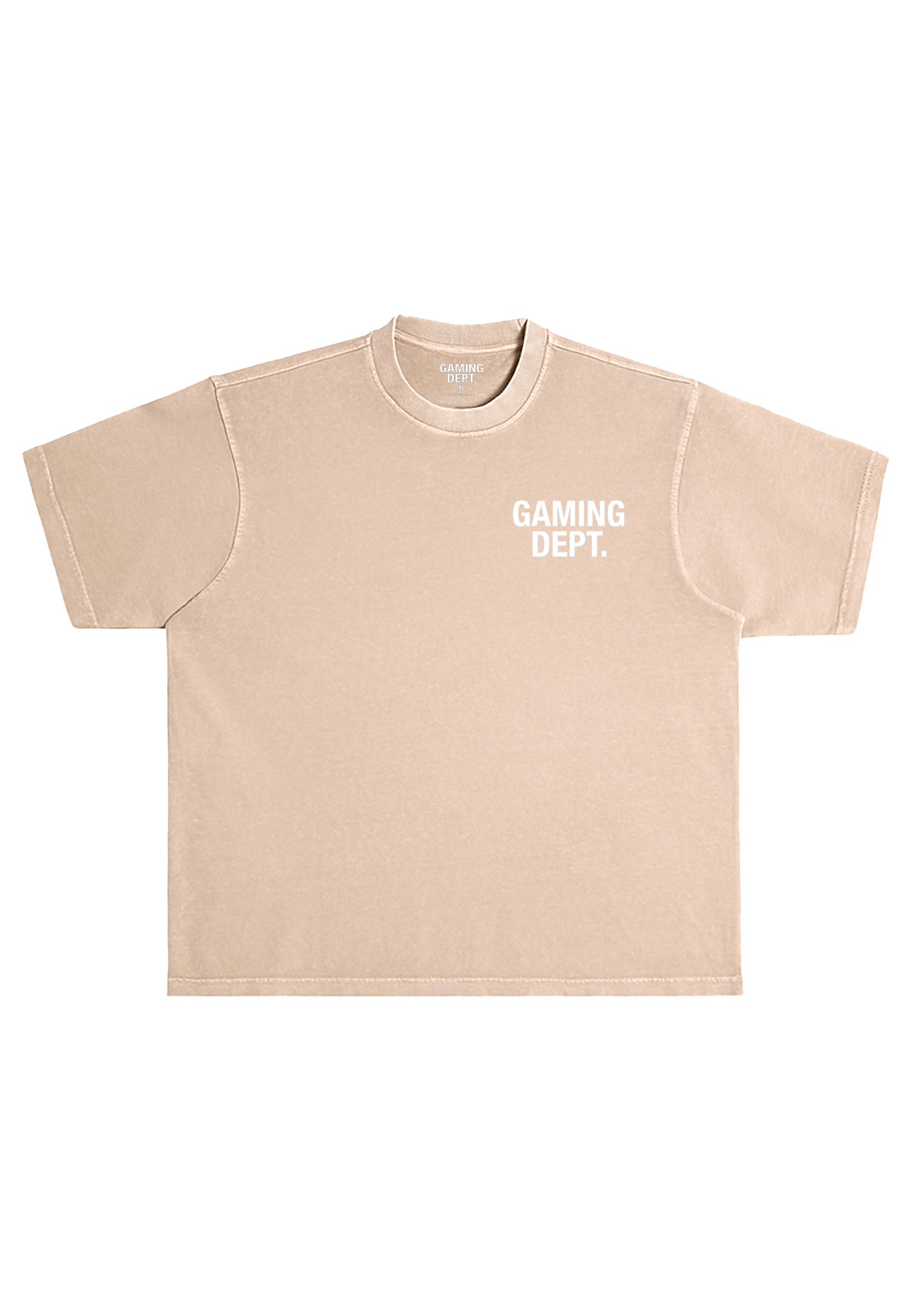 GAMING DEPT. T SHIRT SALMON/WHITE