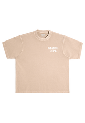 GAMING DEPT. T SHIRT SALMON/WHITE