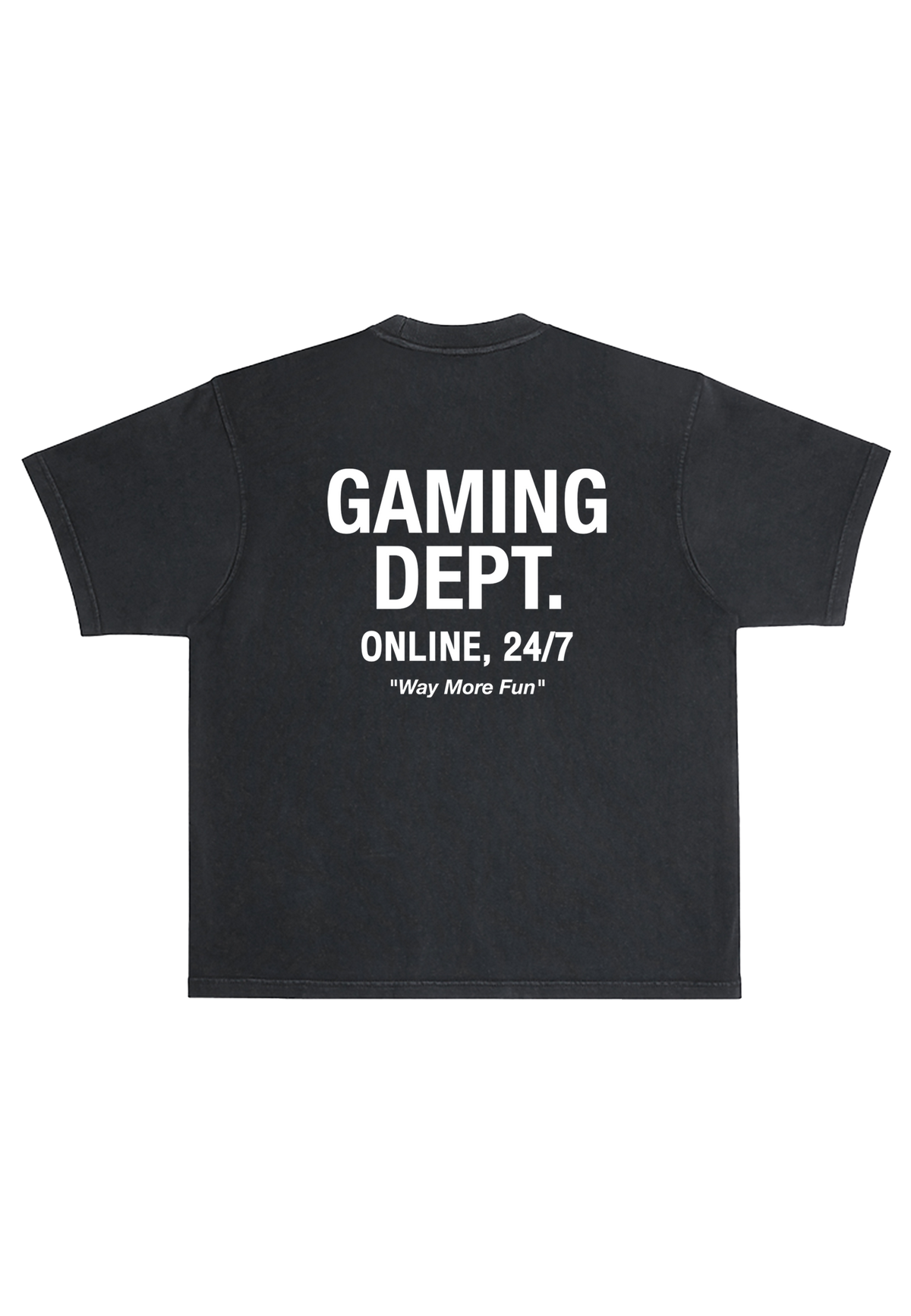 GAMING DEPT. T-SHIRT BLACK/WHITE