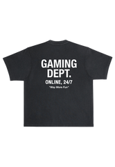 GAMING DEPT. T-SHIRT BLACK/WHITE